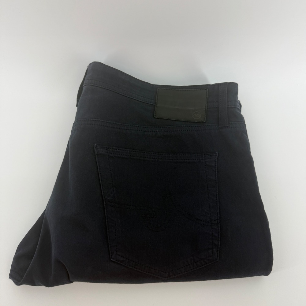 AG Adriano Goldschmied The Graduate Tailored Leg Pants Navy Blue 36x32